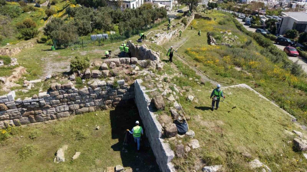 Tarihi surlarda kapsamlı temizlik çalışması