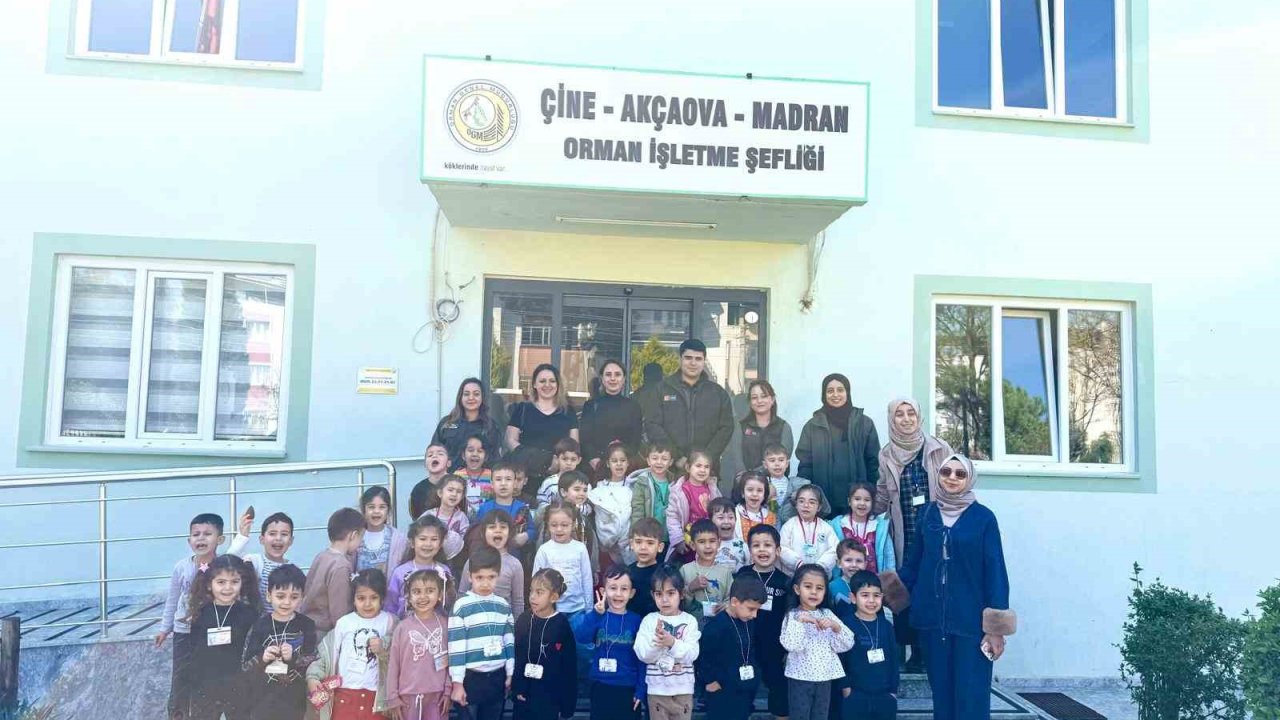 Aydın’da minik öğrencilere orman ve doğa sevgisi aşılandı