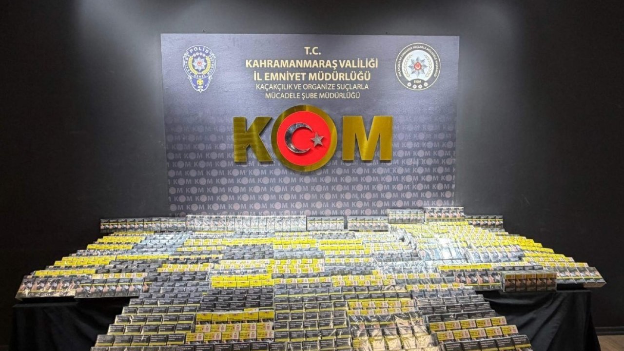 Kahramanmaraş’ta kaçak telefon ve sigara operasyonu