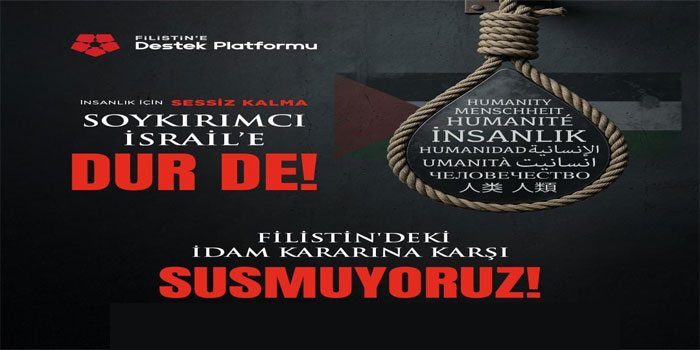 Kars’ta Filistin için basın açıklaması çağrısı