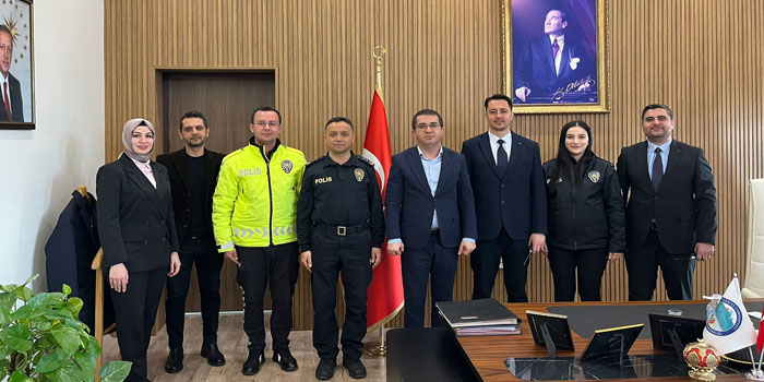 Kağızman’da polis haftası kapsamında kaymakamlık ziyareti