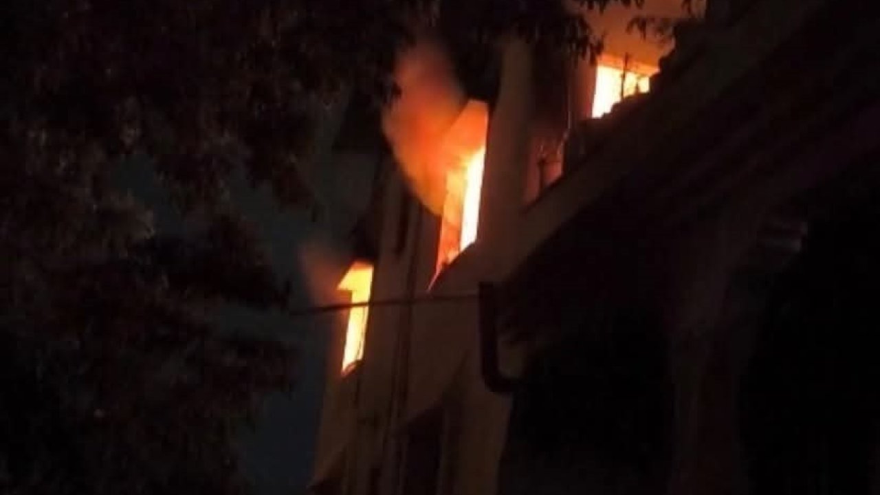 Reyhanlı’da ev yangını