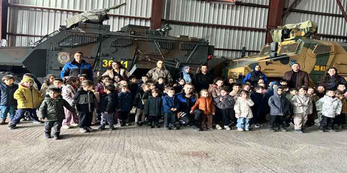 KAKÜV Koleji Anaokulu öğrencilerinden Emniyet Müdürlüğü’ne ziyaret