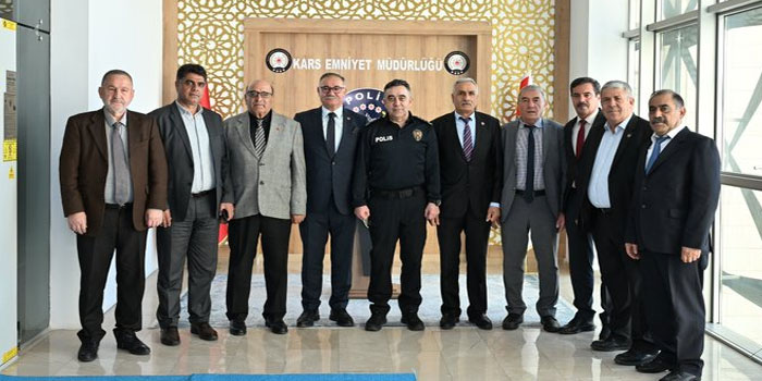 Kars İl Genel Meclisinden Emniyete Kutlama Ziyareti