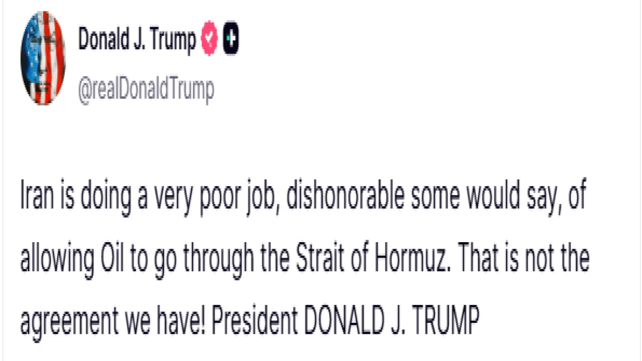 Trump’tan İran’a Hürmüz Boğazı uyarısı