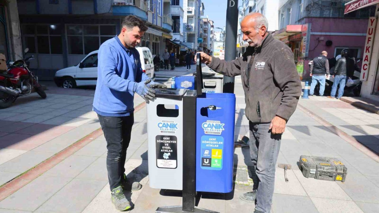 Canik’e yeni atık noktaları