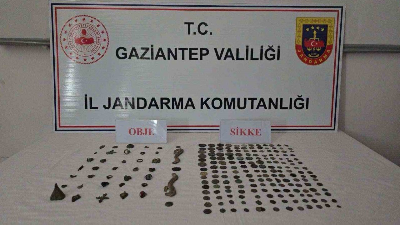 Gaziantep’te 191 adet sikke ele geçirildi: 1 gözaltı