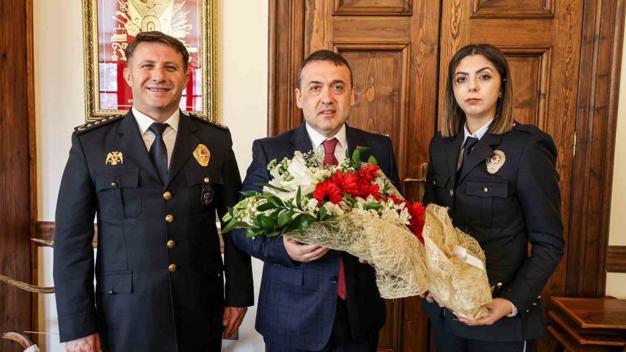 Vali Sözer, Polis Haftası dolayısıyla teşkilat mensuplarını kabul etti
