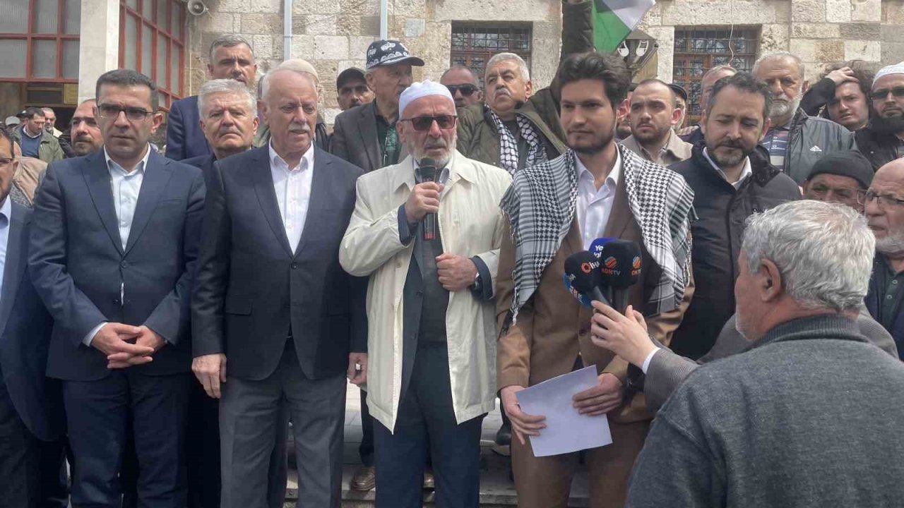 Konya’da İsrail’in aldığı idam kararına tepki