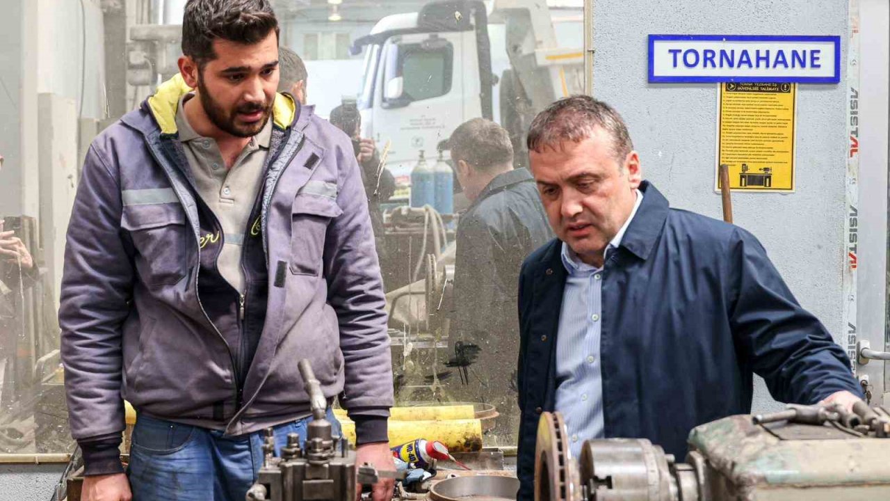 Vali Sözer Gülümbe Şantiyesi’nde incelemelerde bulundu