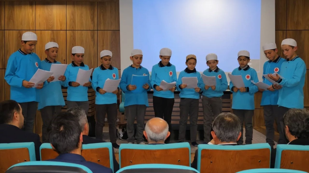 Bayburt’ta öğrencilere hafızlığın önemi anlatıldı