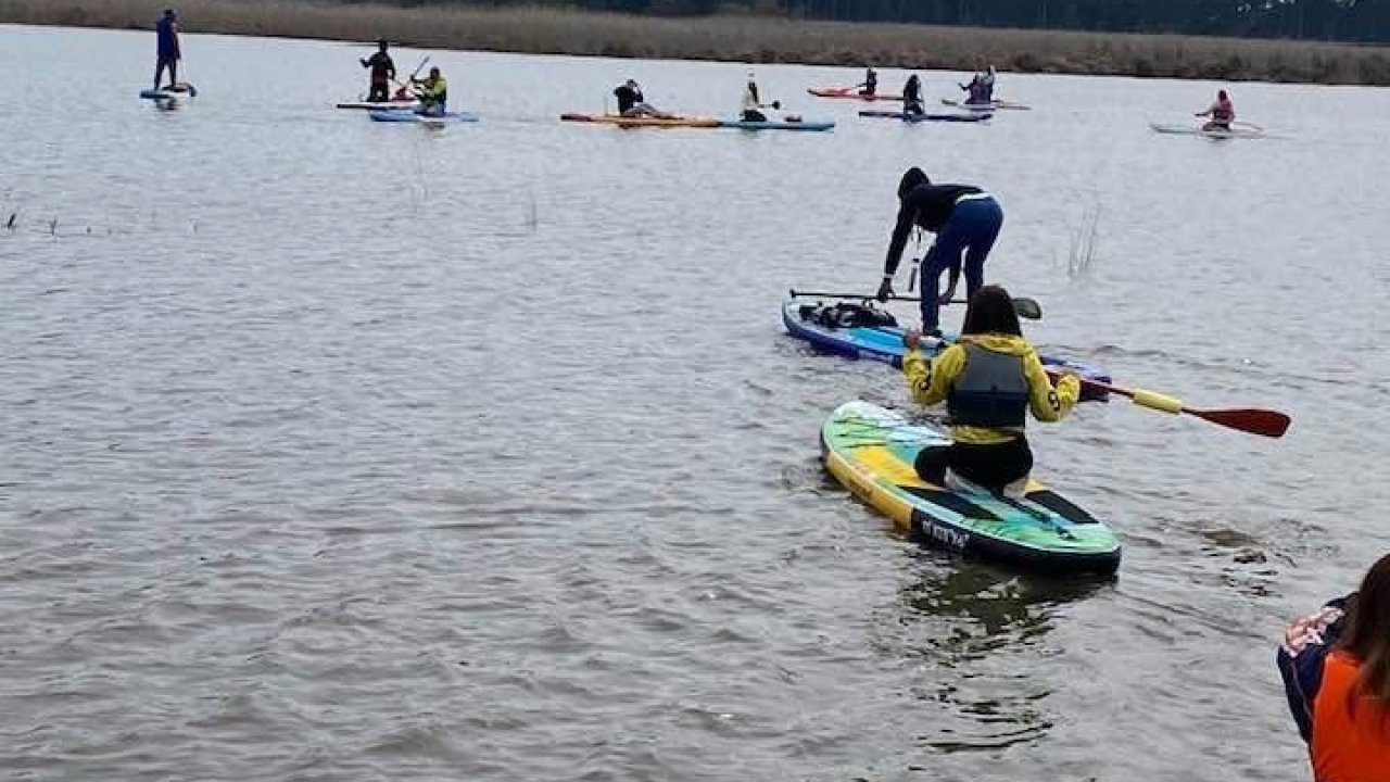 Yayla gölü, kana sporcularını ağırladı