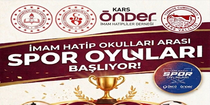 Kars’ta İmam Hatip Okulları Arası Spor Oyunları Başlıyor