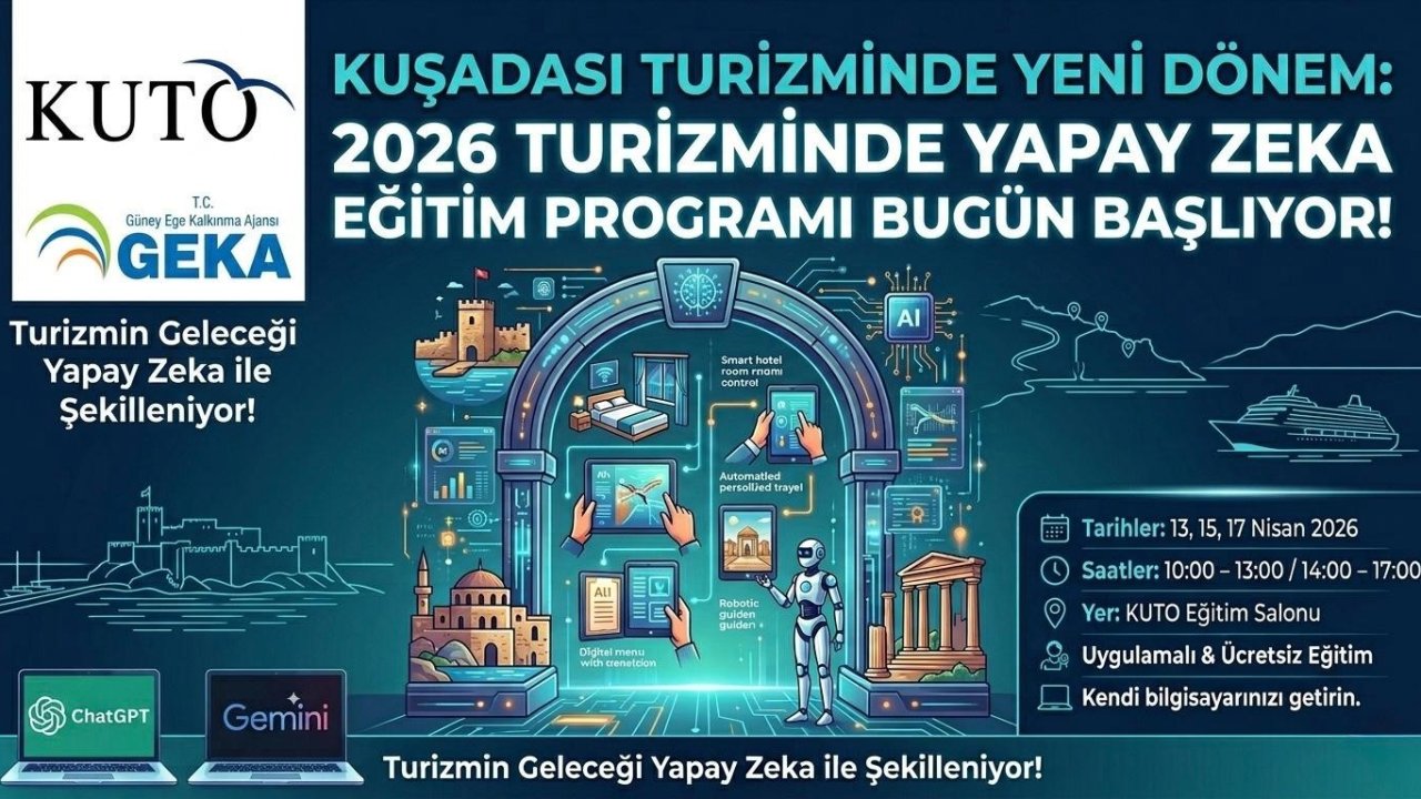 KUTO’da Yapay Zeka Eğitimi bugün başlıyor