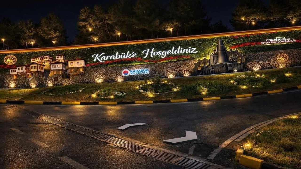 Şehir girişlerine estetik görünüm kazandırılıyor