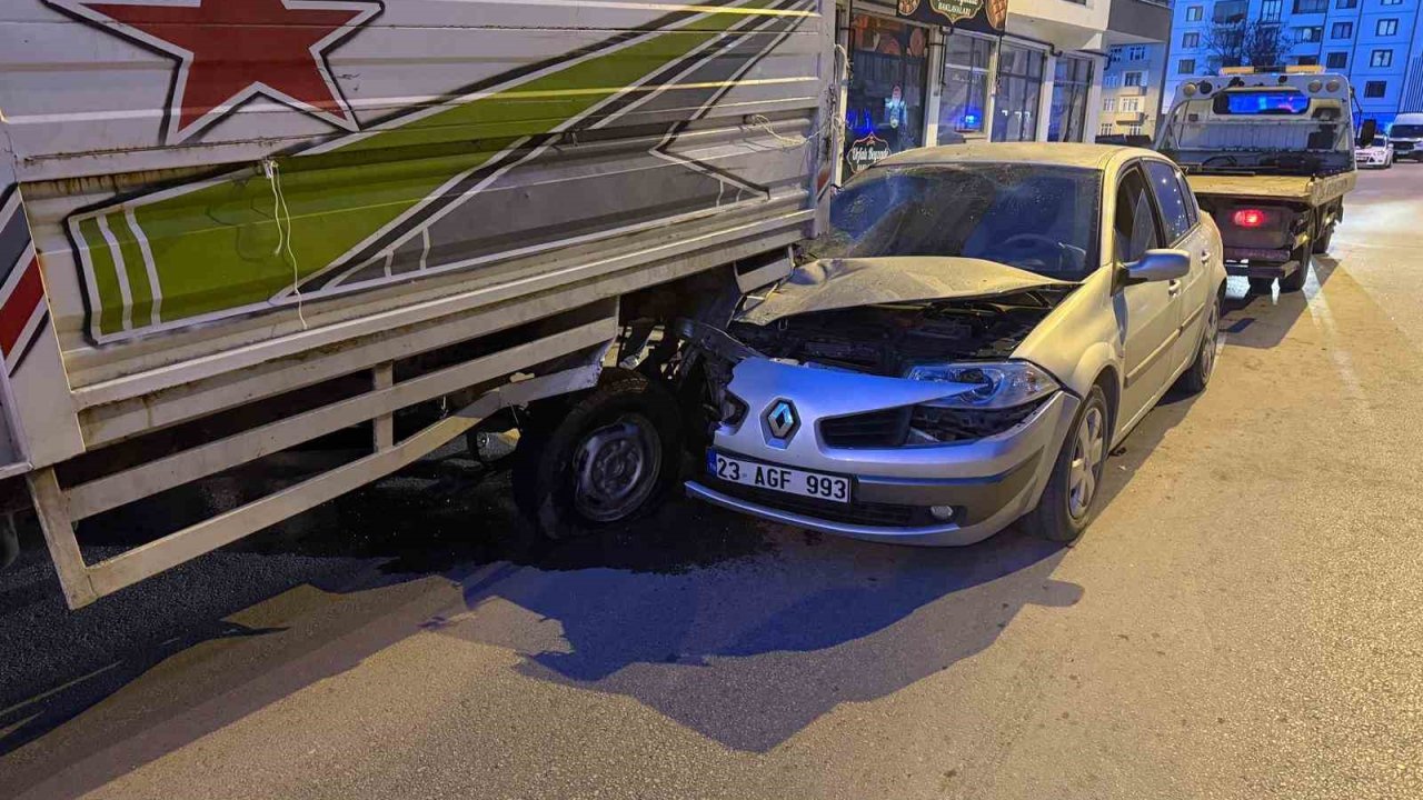 Elazığ’da trafik kazası: 1 yaralı