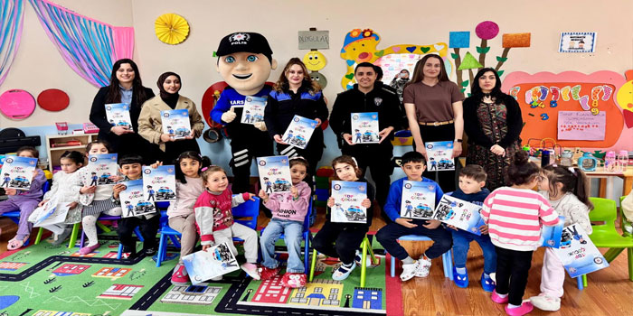 Akyaka’da miniklere güvenlik bilinci