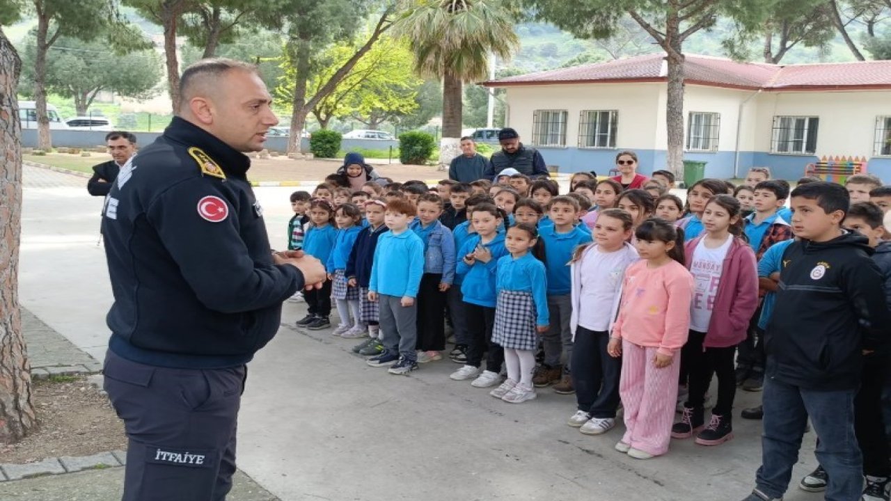 Nazilli’de öğrencilere yangın bilinci aşılandı