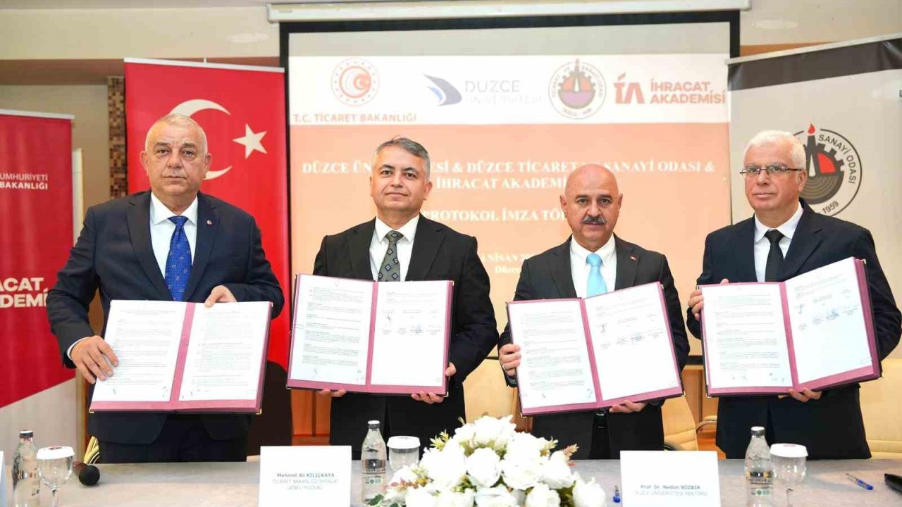 İhracat Akademisi protokolü imzalandı