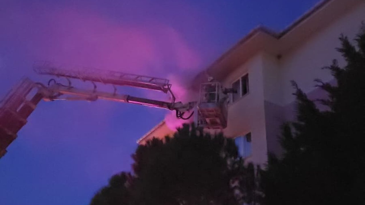 Edirne’de apartman dairesinde korkutan yangın