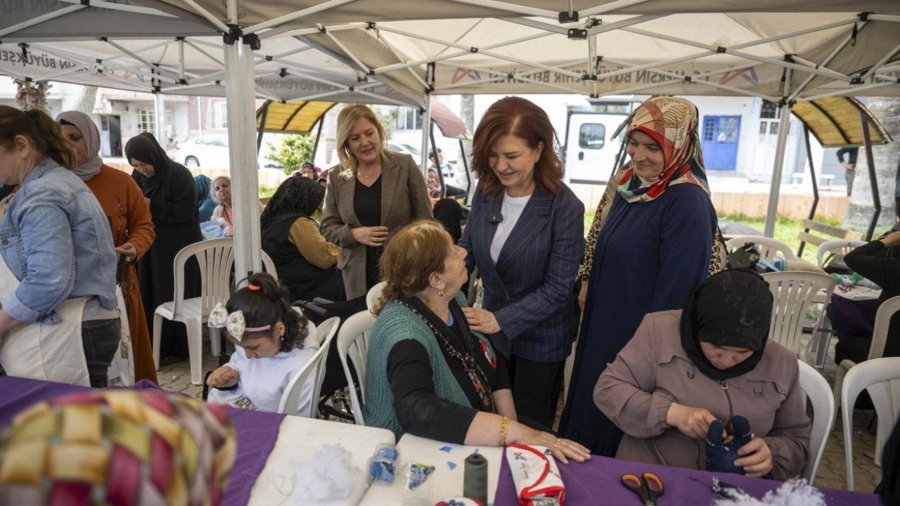 Mersin’de ‘Evimiz Atölye’ ile kadınlar üretime katılıyor