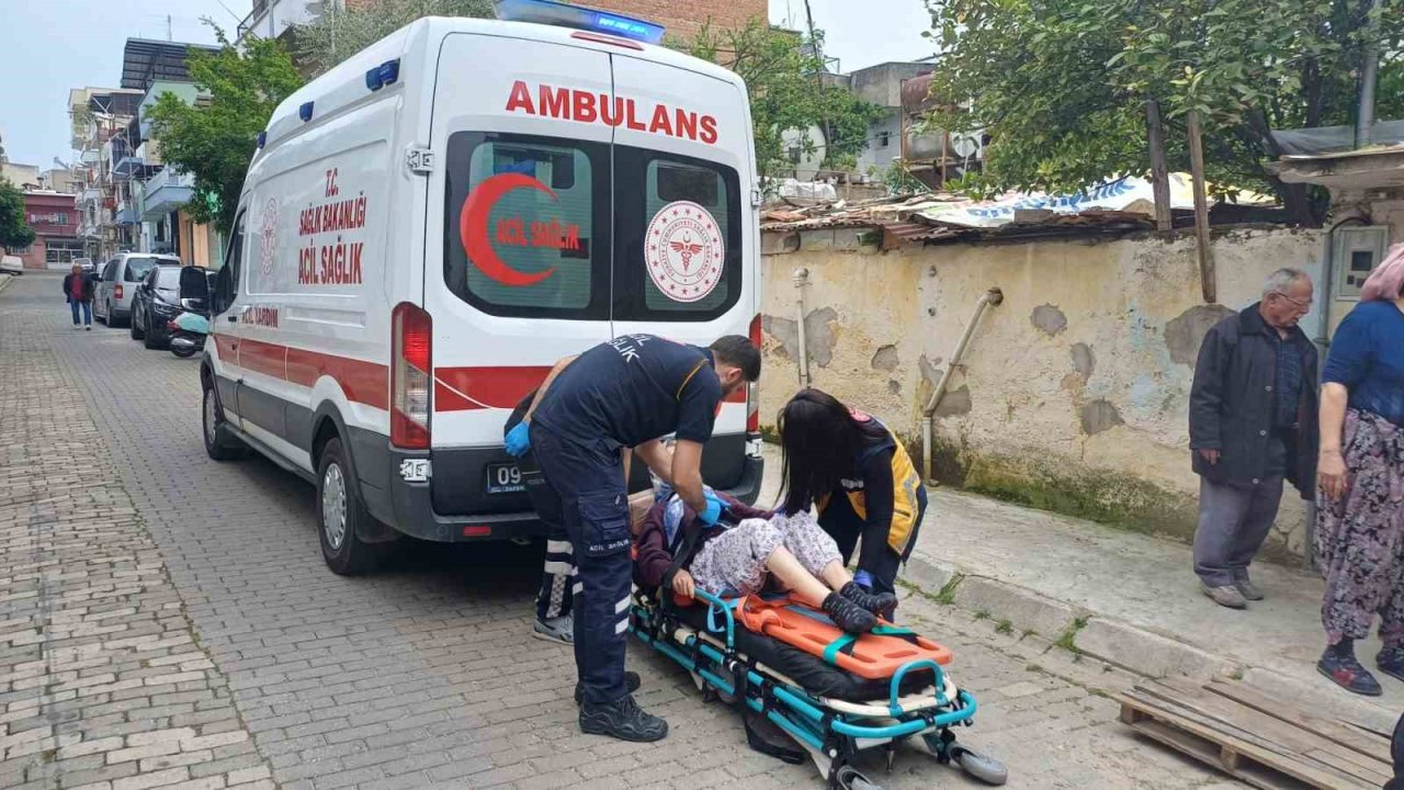 Evin bahçesinde düşen yaşlı kadın için ekipler seferber oldu