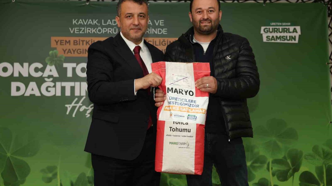 Üreticiye 15 milyon TL’lik destek: 376 çiftçiye tohum ve gübre dağıtıldı