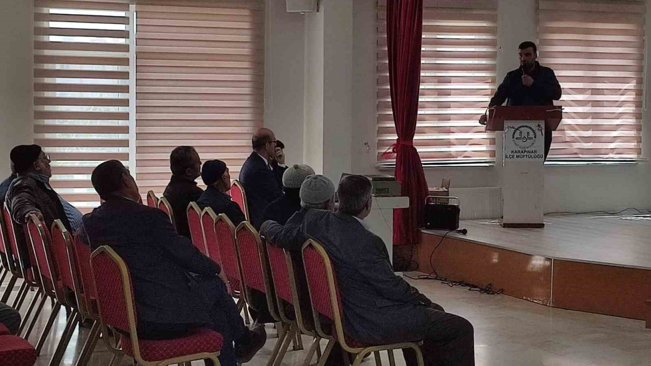 Karapınar’da hacı adaylarına sağlık semineri
