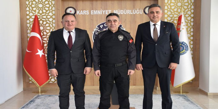 Başmüfettişlerden Kars Emniyeti’ne ziyaret