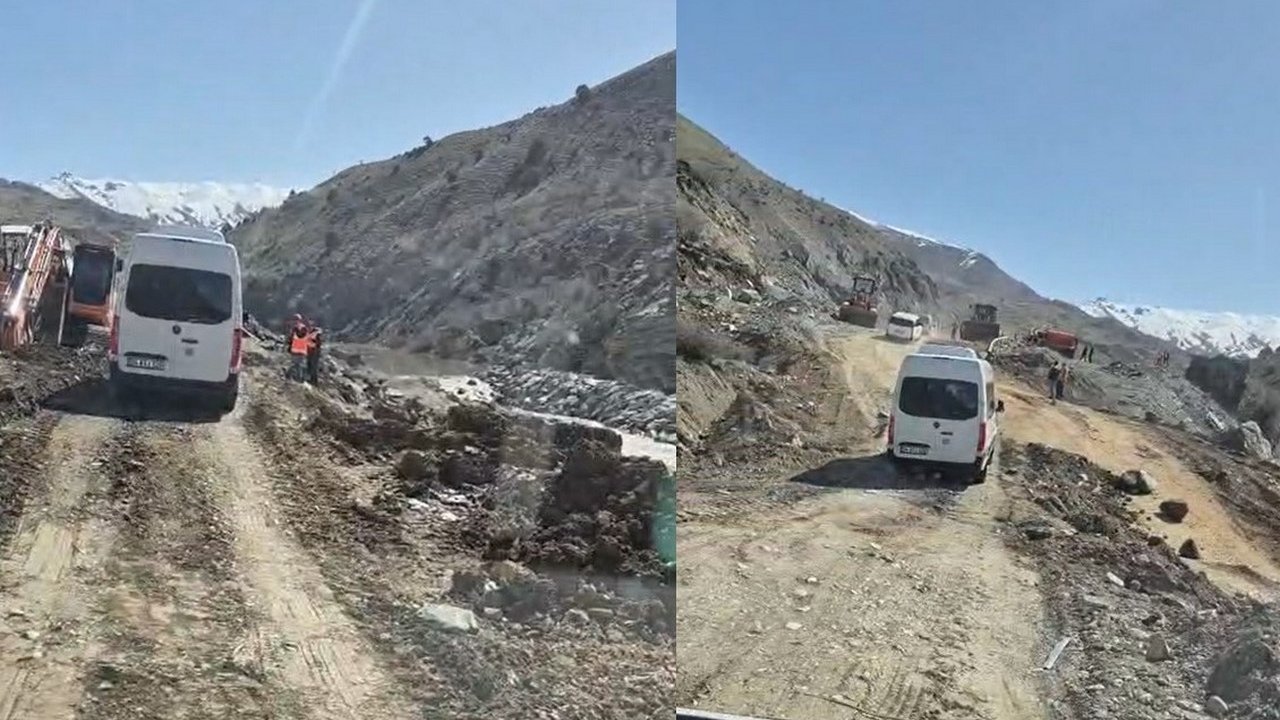 Hakkari-Van yolunda ulaşım tek şeritten sağlanıyor
