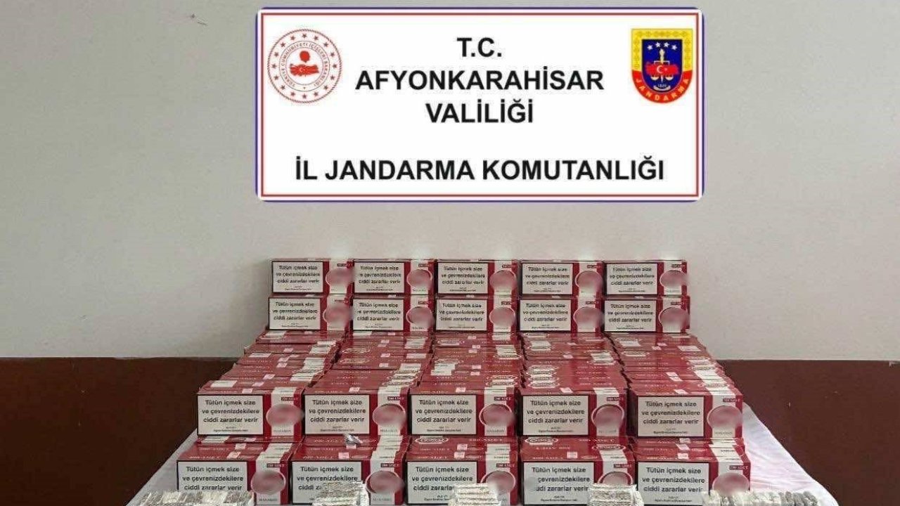 Jandarmadan kaçak makaron operasyonu