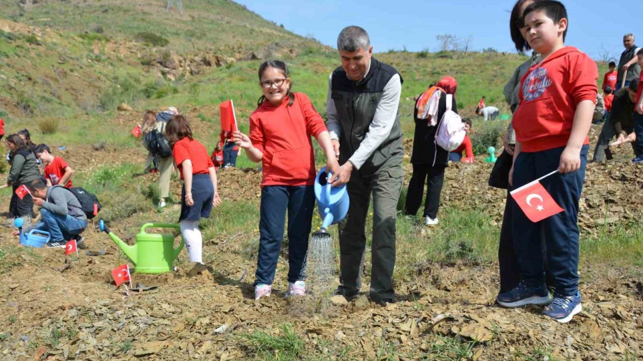 TBMM’nin 106. yılında 106 fidan toprakla buluştu