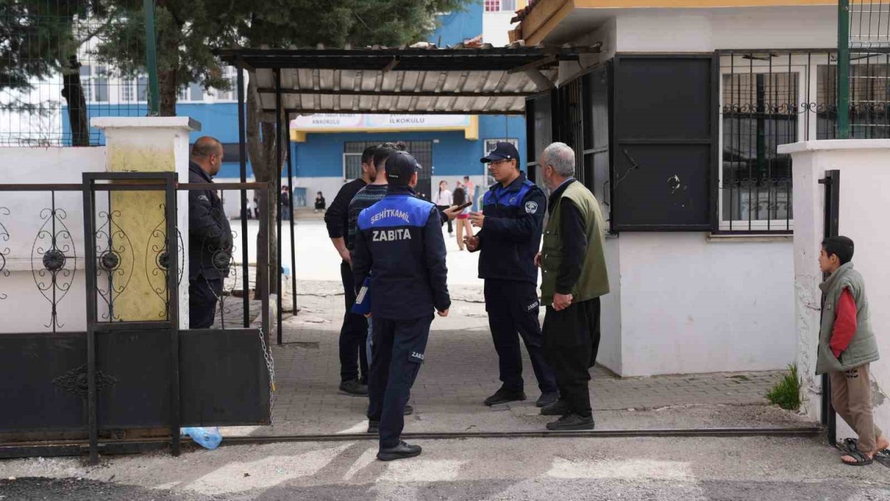 Şehitkamil’de okul çevrelerinde güvenlik seferberliği