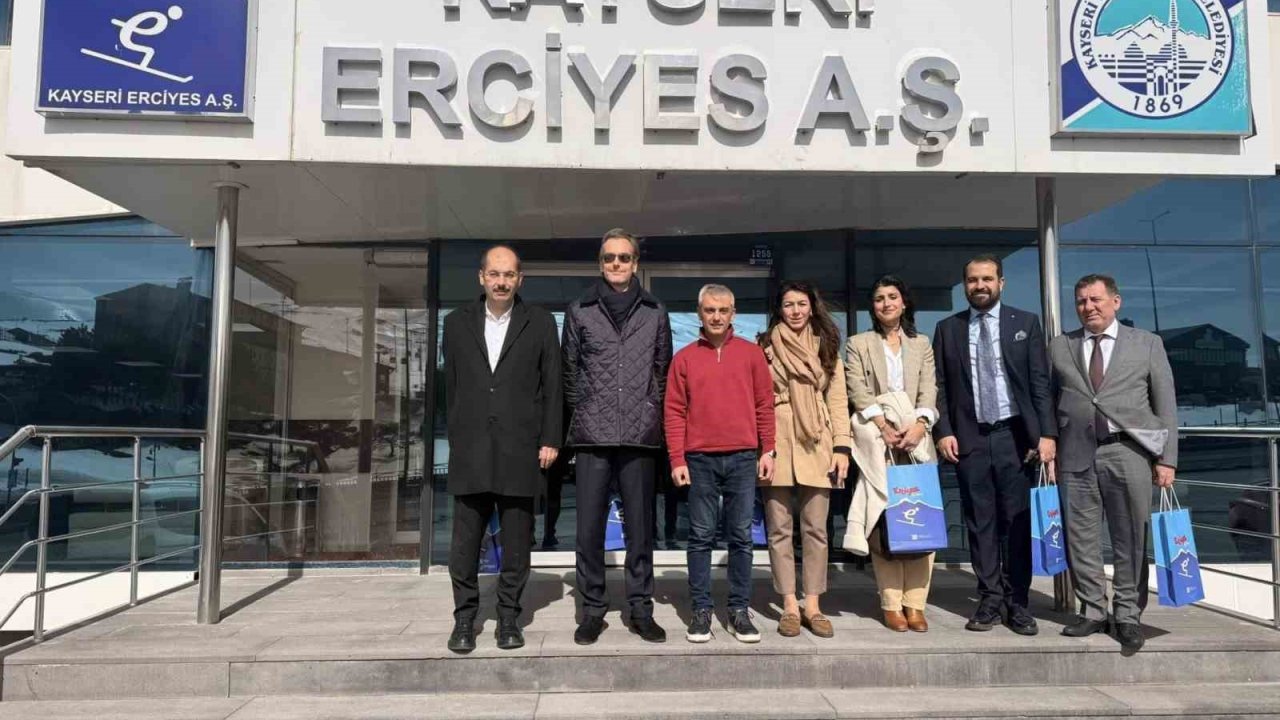 Belçika heyeti Erciyes’e hayran kaldı