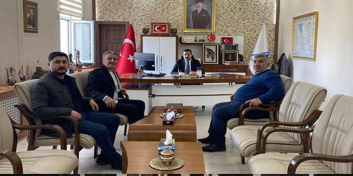 Arpaçay Kaymakamı Muhammed Burak Akköz, Sendika Temsilcilerini Kabul Etti