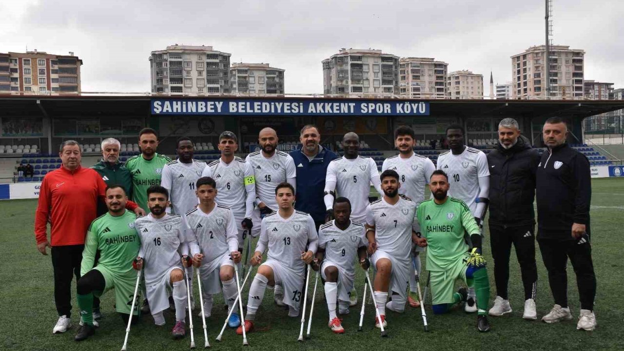 Şahinbey Ampute’den gol şov: 5-0