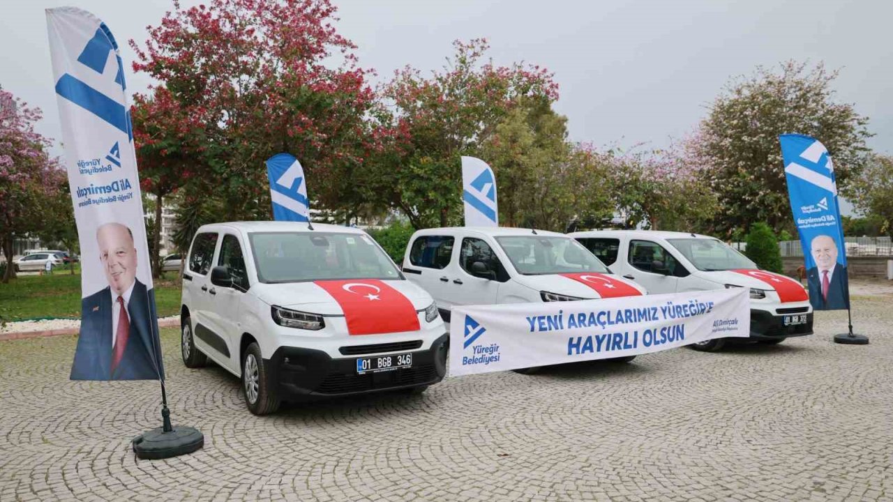 Yüreğir Belediyesi, filosuna 3 yeni araç ekledi