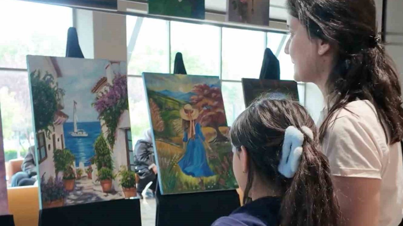 Şehitkamilli hanımların eserleri görücüye çıktı