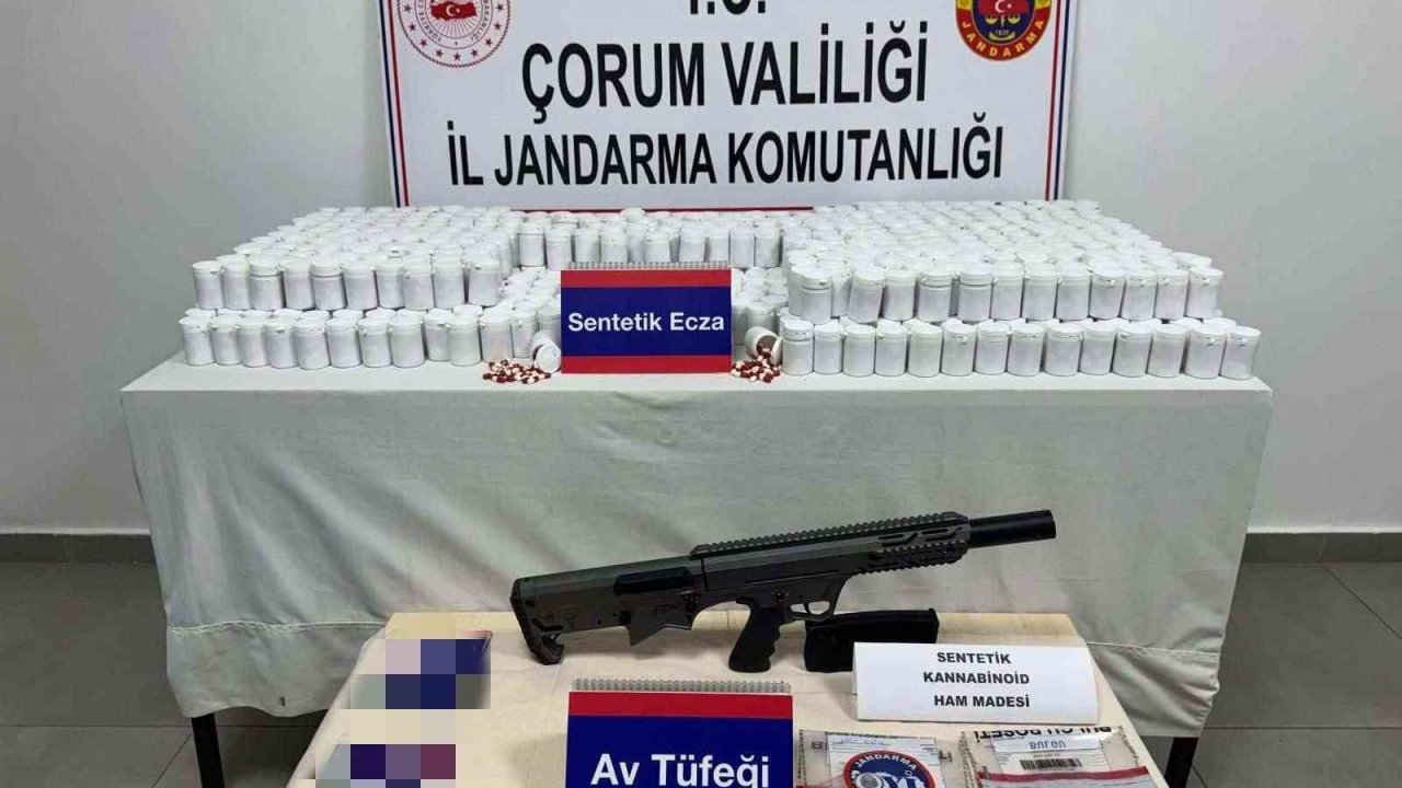Çorum’da jandarma ekiplerinden uyuşturucu operasyonu: 5 gözaltı