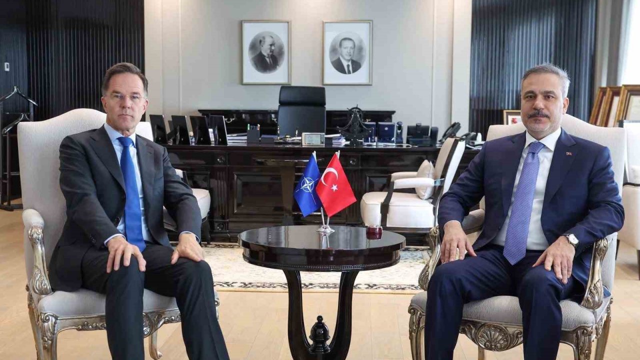 Bakan Fidan, NATO Genel Sekreteri Rutte ile görüştü