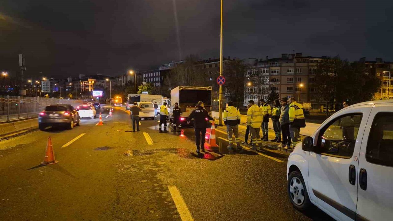 Kaza yapan motosiklet sürücüsü ağır yaralandı