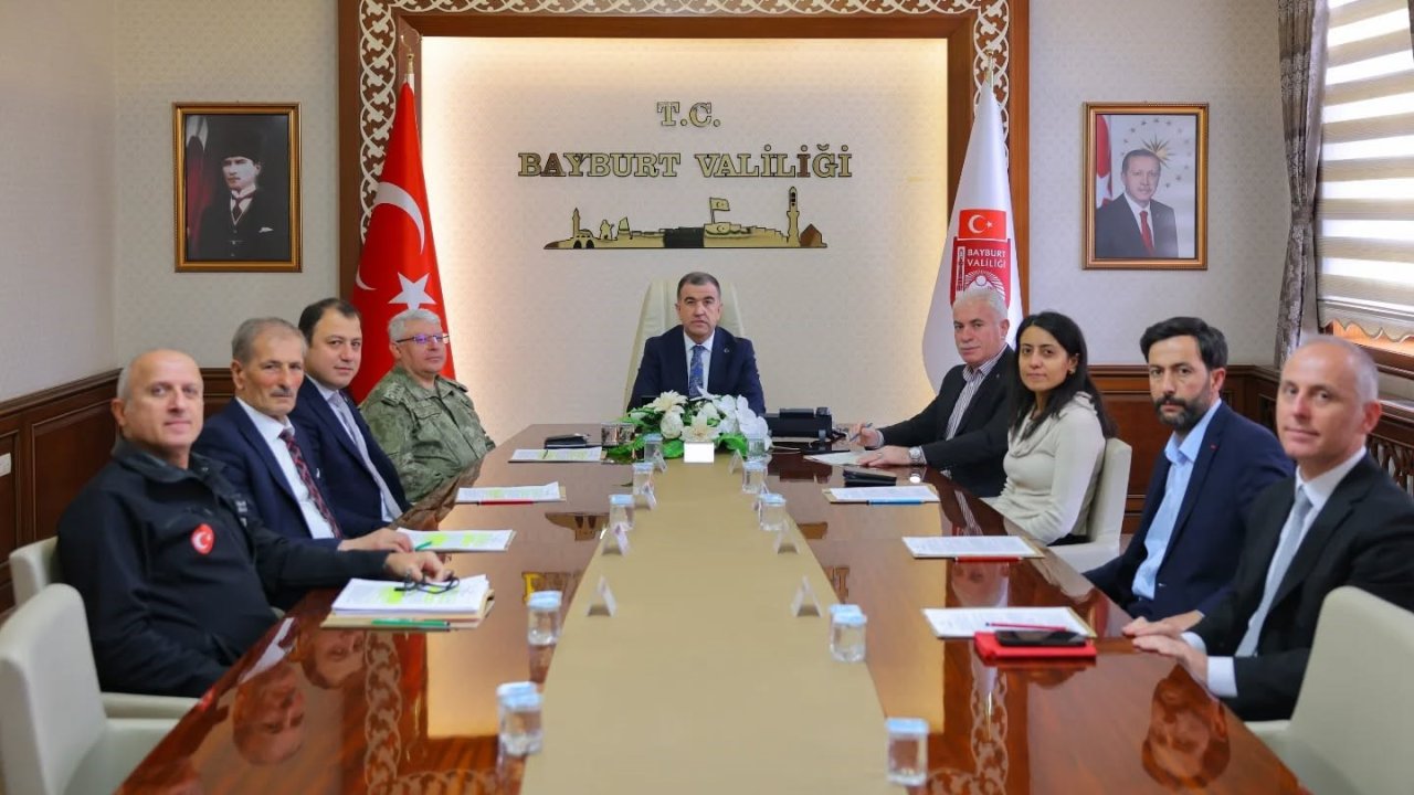 Bayburt’ta çığ riskine karşı değerlendirme toplantısı yapıldı