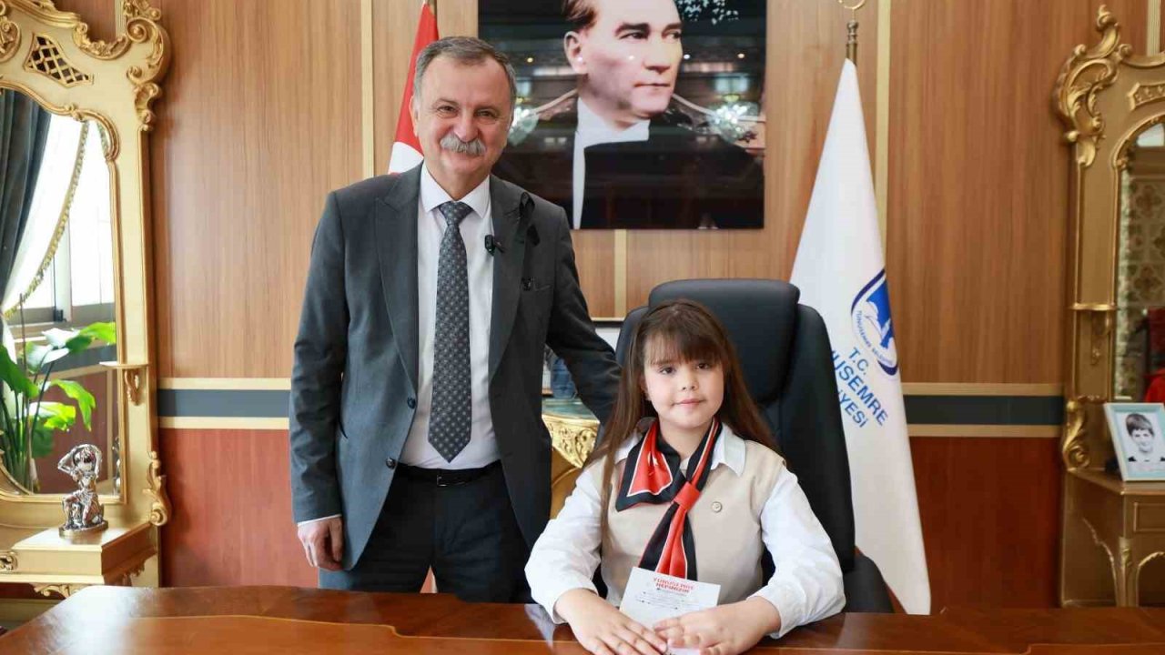 Başkan Balaban 23 Nisan’da koltuğunu çocuklara devretti