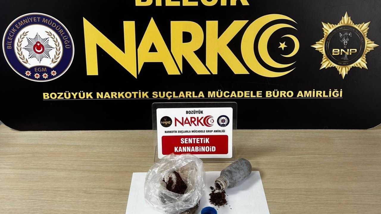 Bilecik’te uyuşturucu operasyonu: 1 şüpheli yakalandı
