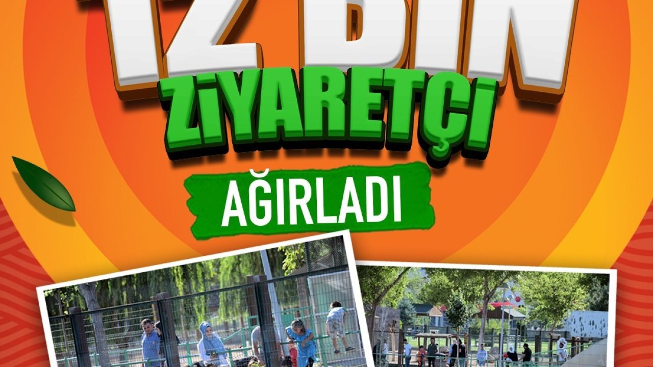 Kayseri’de hayvanat bahçesini 23 Nisan’da 12 bin kişi ziyaret etti