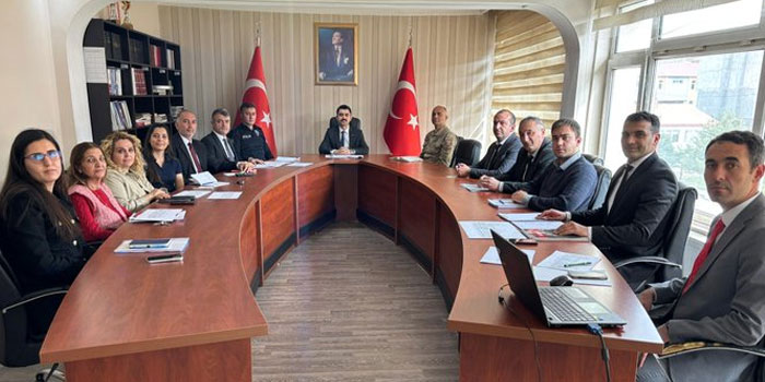 Susuz’da kurum amirleri toplantısı gerçekleştirildi