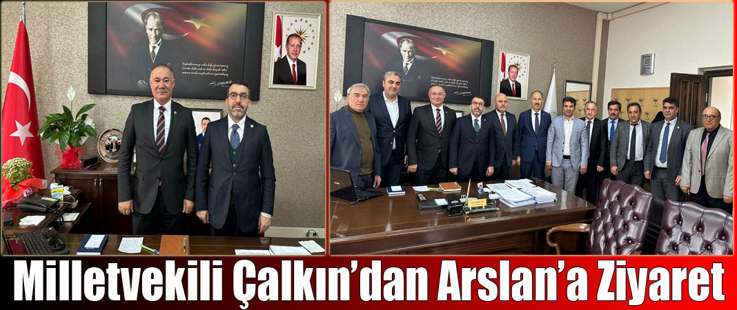 AK Parti Kars Milletvekili Adem Çalkın’dan Fuat Arslan’a tebrik ziyareti