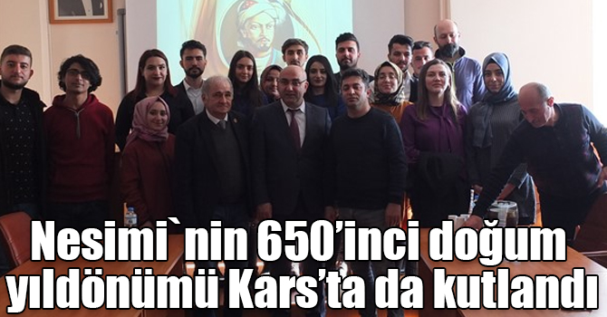 Nesimi`nin 650’inci doğum yıldönümü Kars’ta da kutlandı