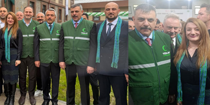 Kars Yeşilay Rize’deki toplantı ve açılış programına katıldı
