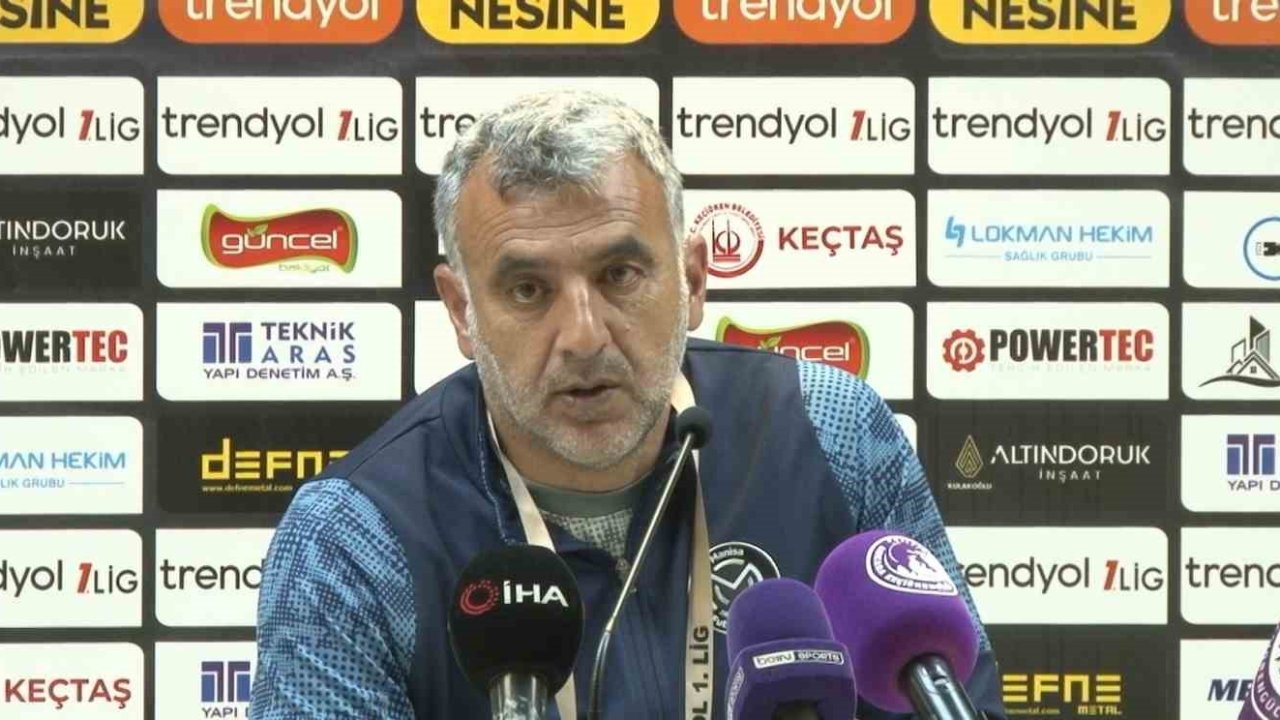 Manisa FK Teknik Sorumlusu Çakmak: "Hakemler için bir şey söylemeye gerek yok"